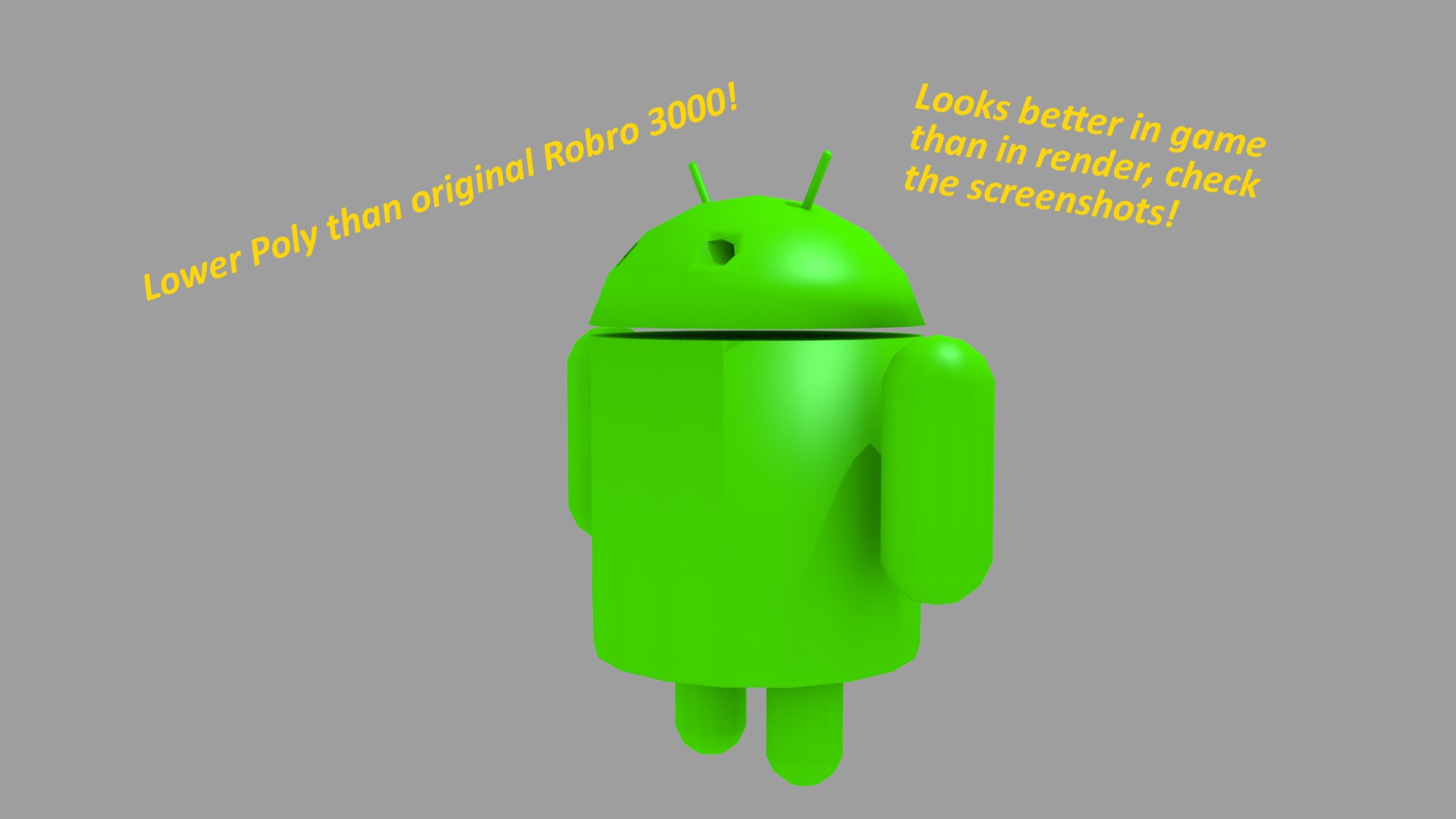 Android OS Droid reskin for the robro 3000