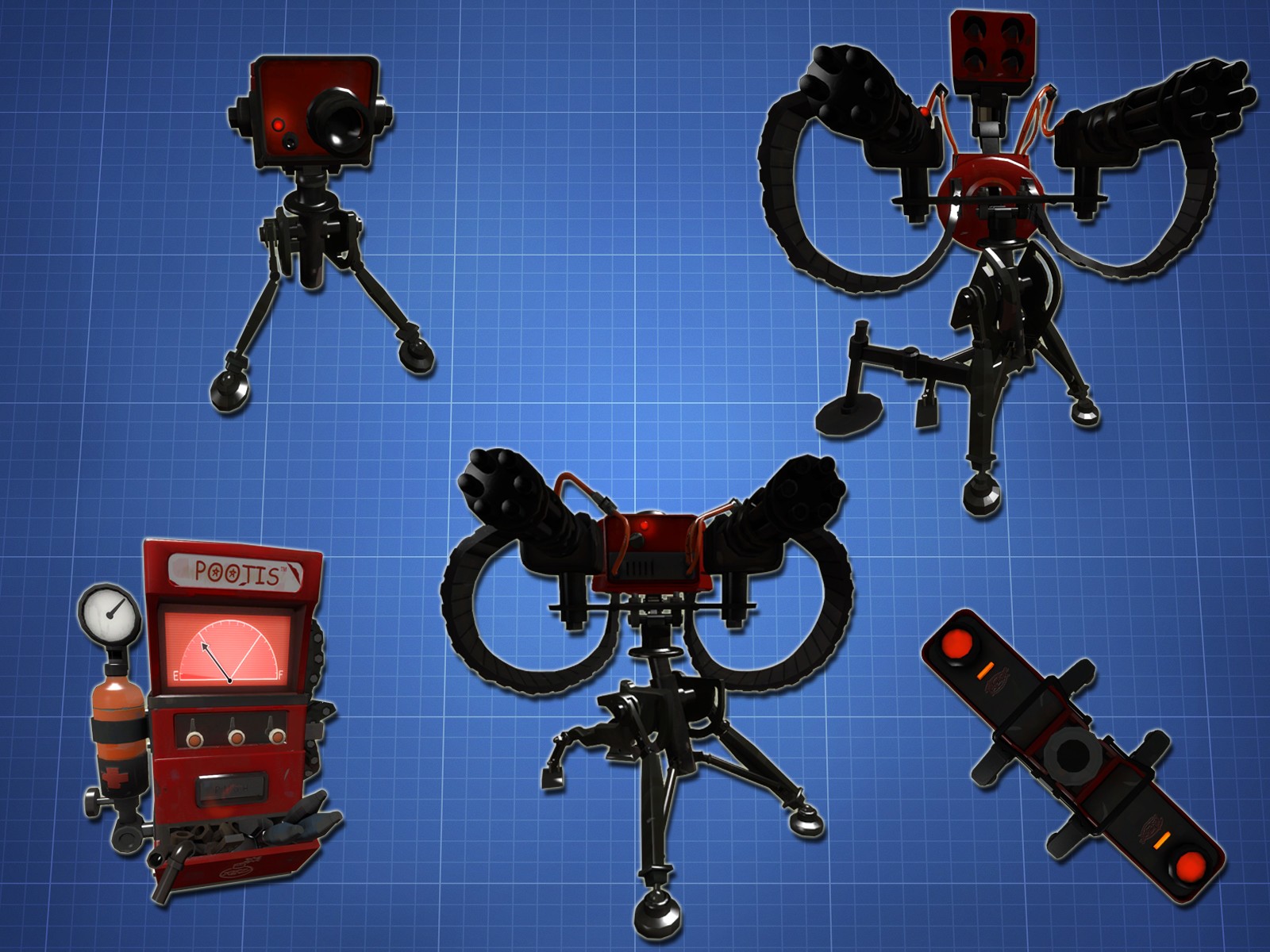 Hi-res stylised buildables