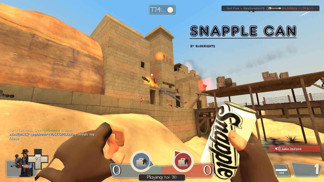 Snapple can/Jarate Replacement