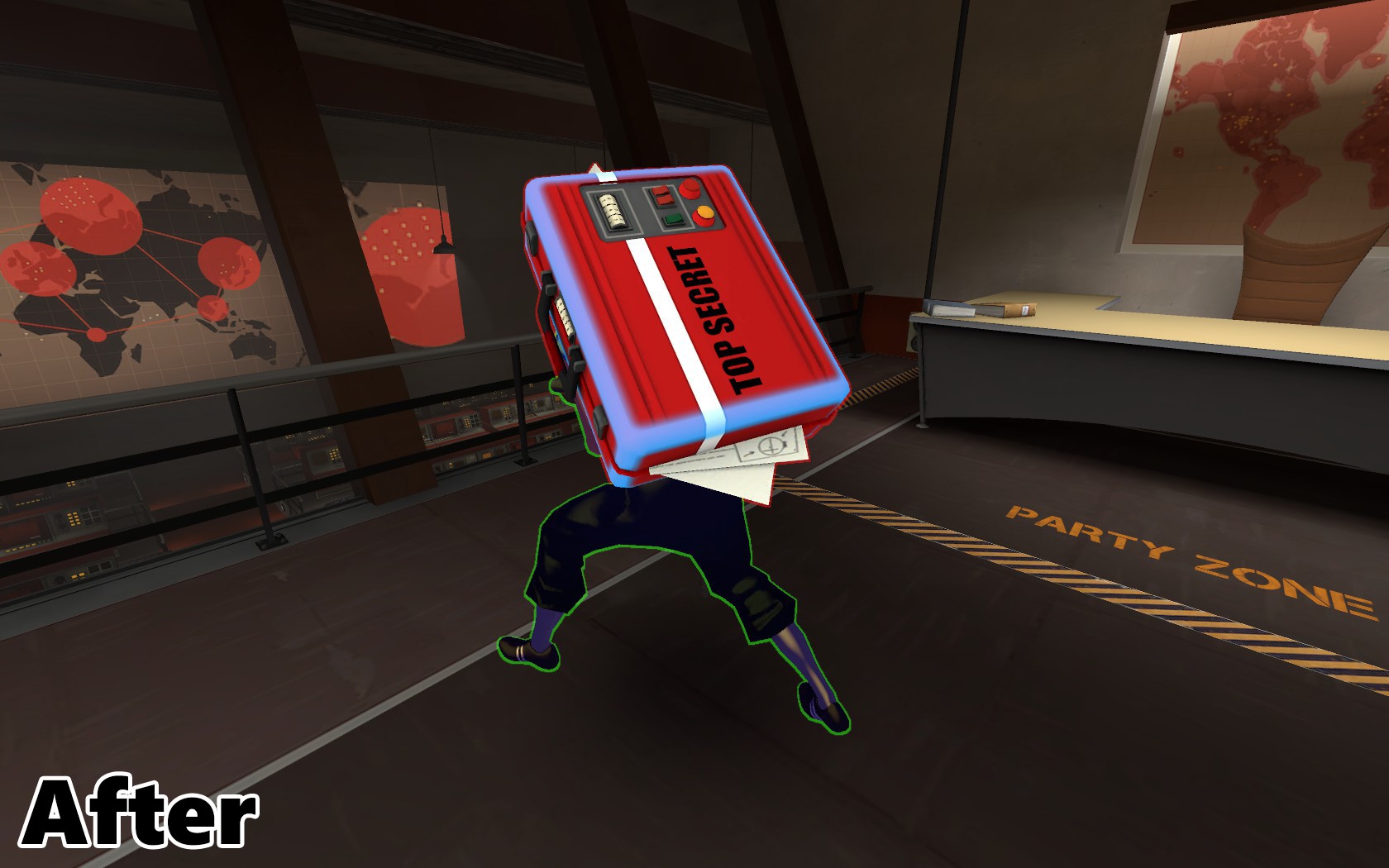 Better teamcolored briefcases [Team Fortress 2] [Mods]