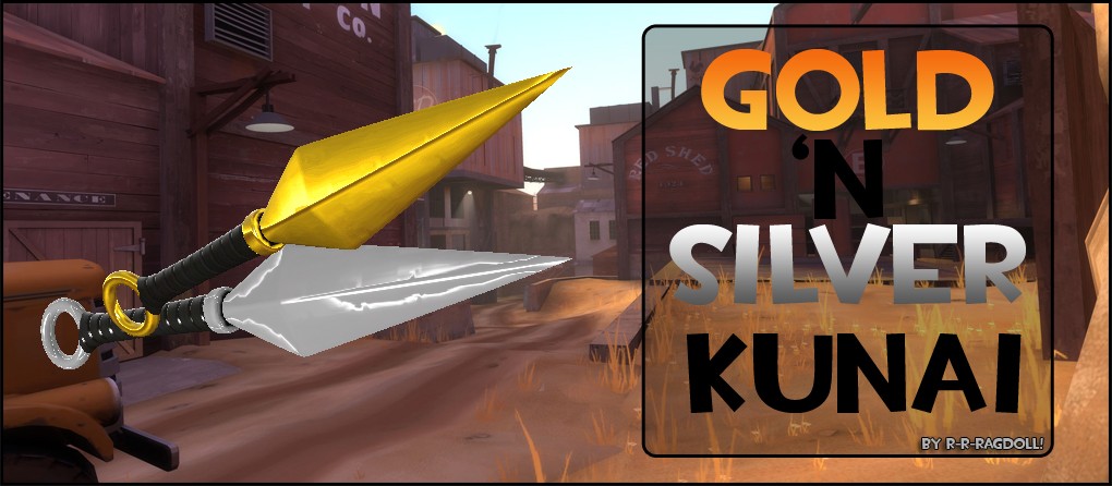 Gold 'n Silver Kunai