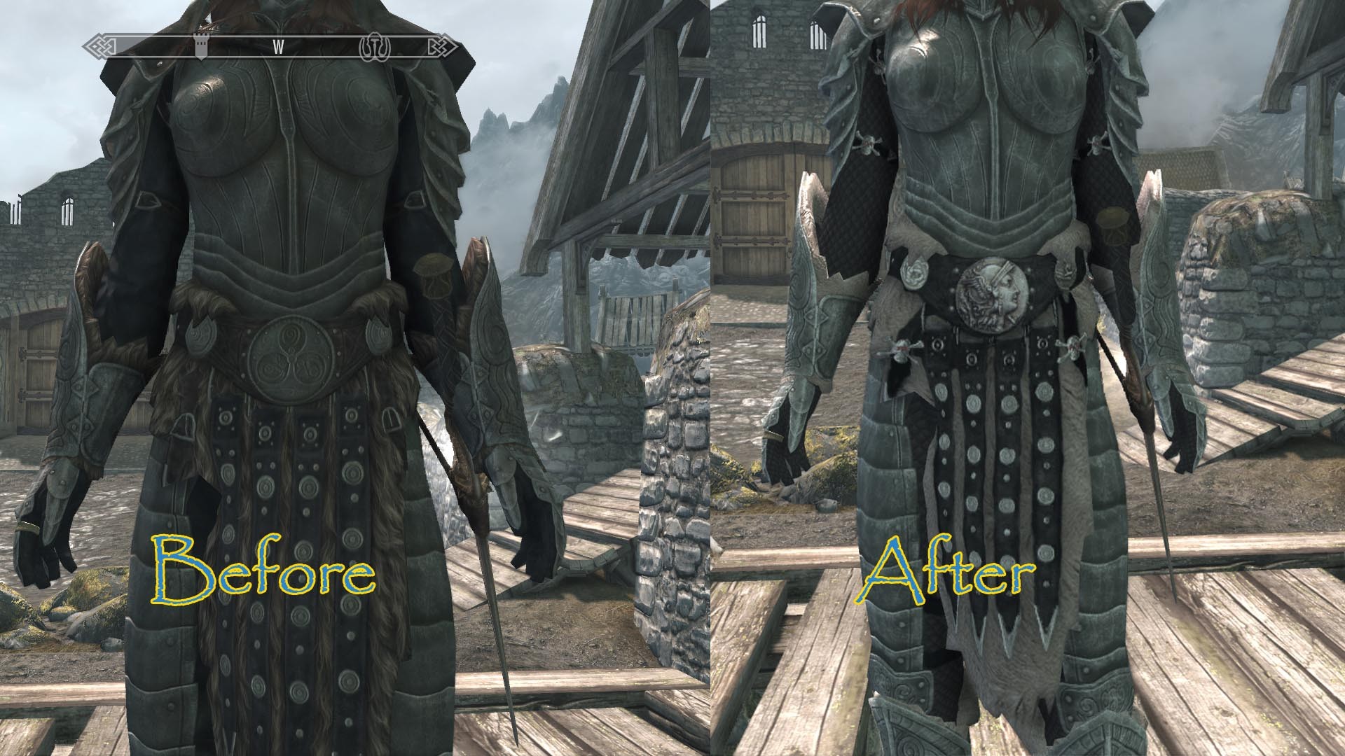 distortion Be excited Return Blueguile's Shiny Steel Plate Armor for Females [The Elder Scrolls V: Skyrim]  [Mods]