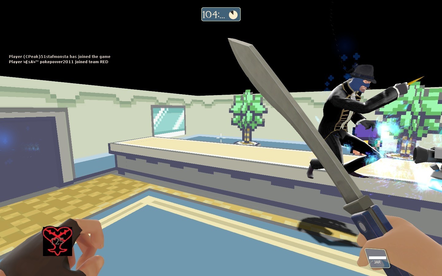 Team colored Machete