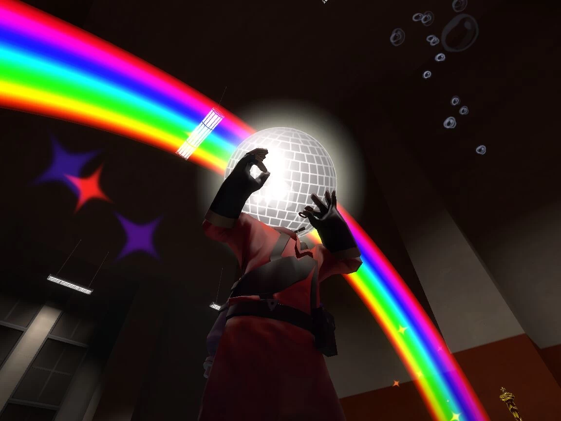 Rainblower Disco ball + Staying Alive sounds!