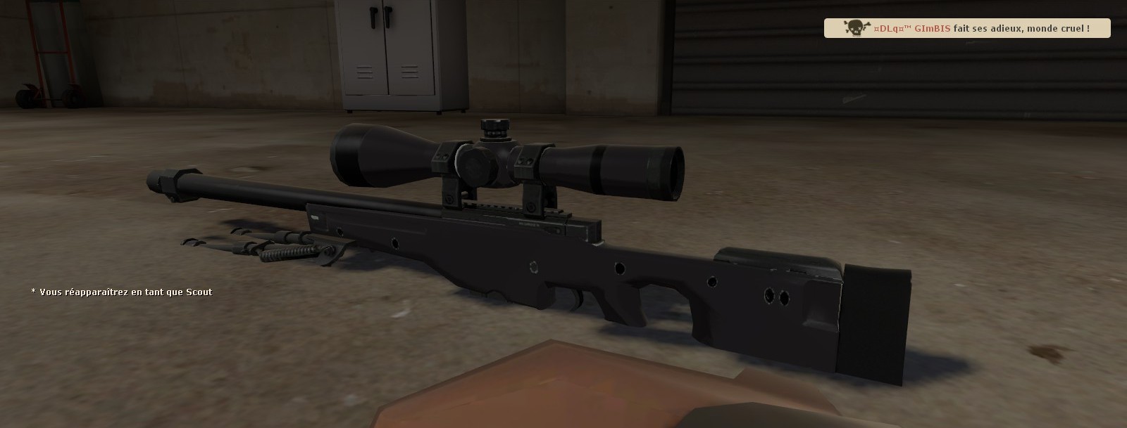 Black Awper Hand - Simple Retexture