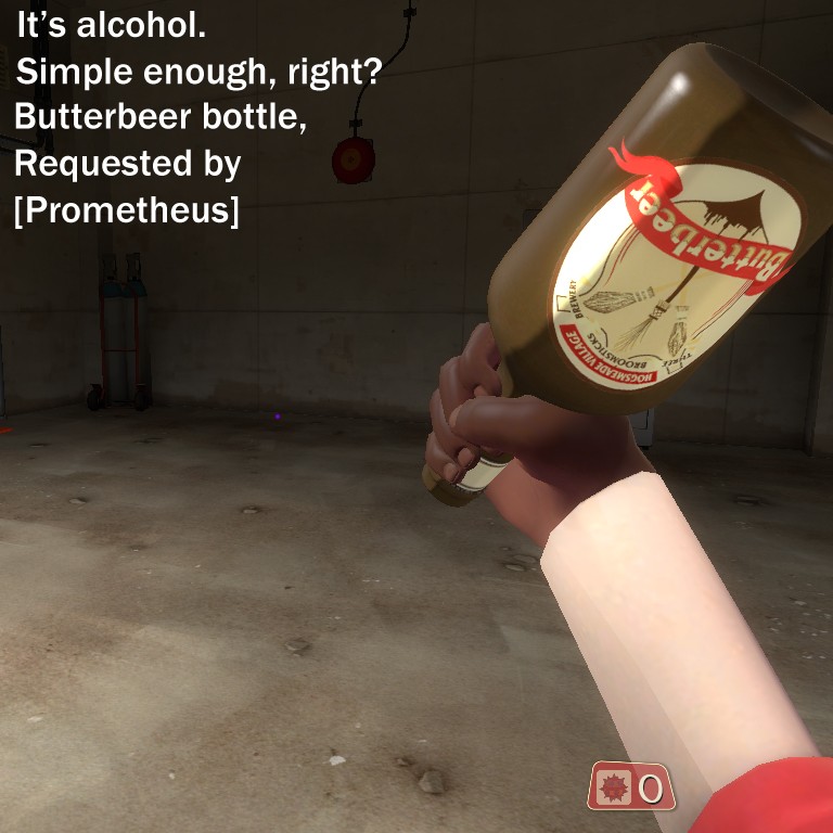 Butterbeer (Default Bottle Reskin)