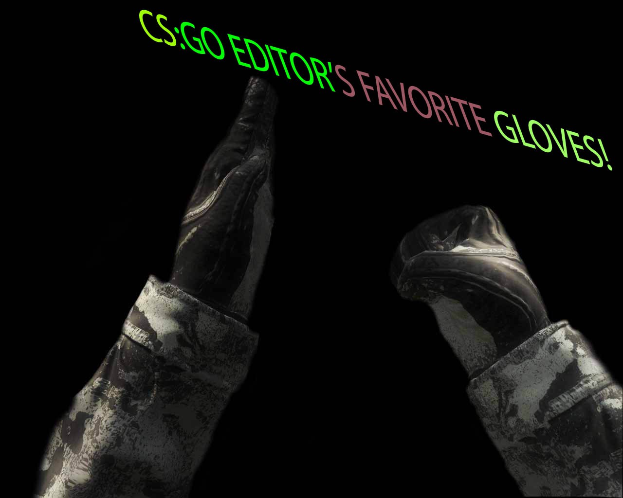 CS:GO Seal Team 6 Snow Sleeve (With green gloves)