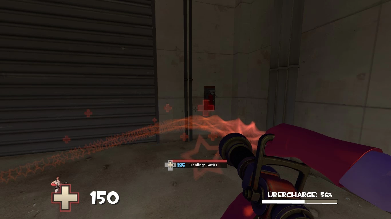 Star medigun beam