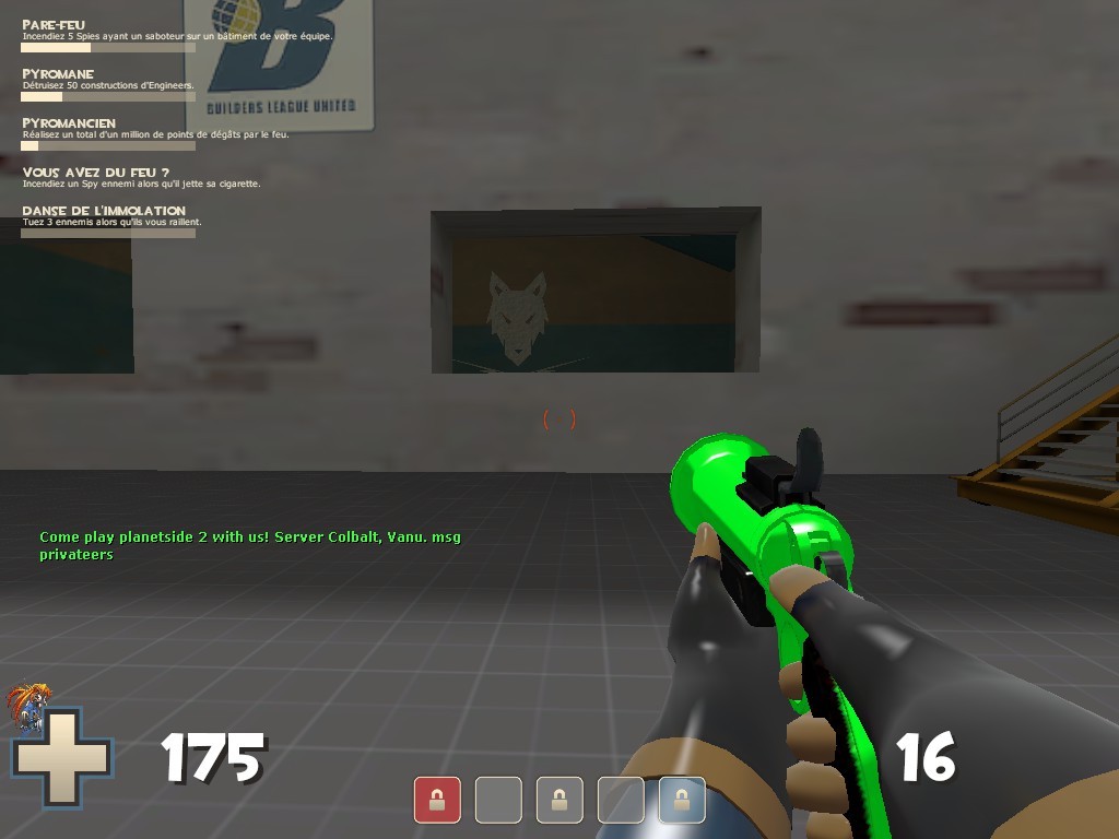 green and yellow flare gun