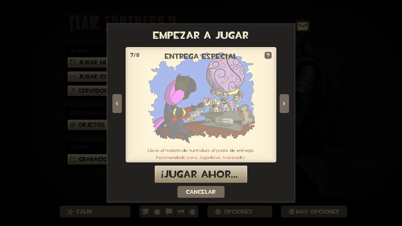 Team Stable 2: Game Mode select.