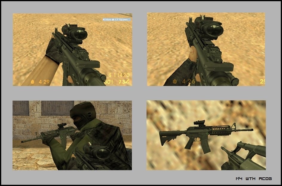 M4 RIS Pack Mod for Counter-Strike 1.6 | CS1.6 Mods