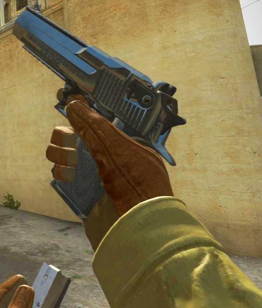 Dark chrome desert eagle