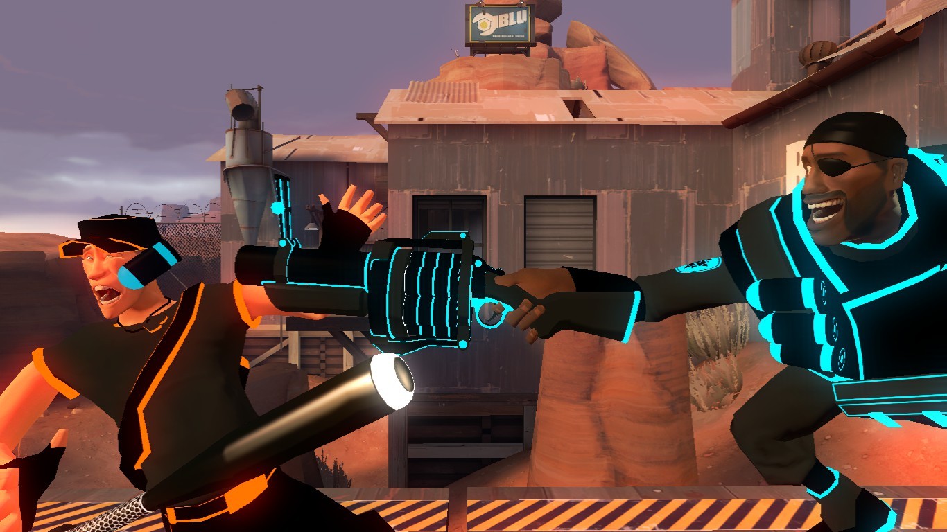 Tron Fortress: Grenade Launcher (Fixed & Xmas)
