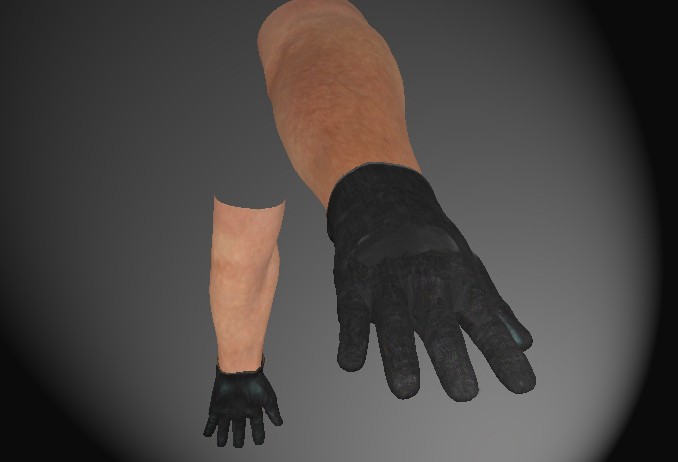 Phoenix glove re-texture