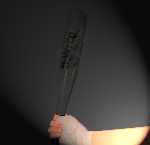 Metal bat re-texture