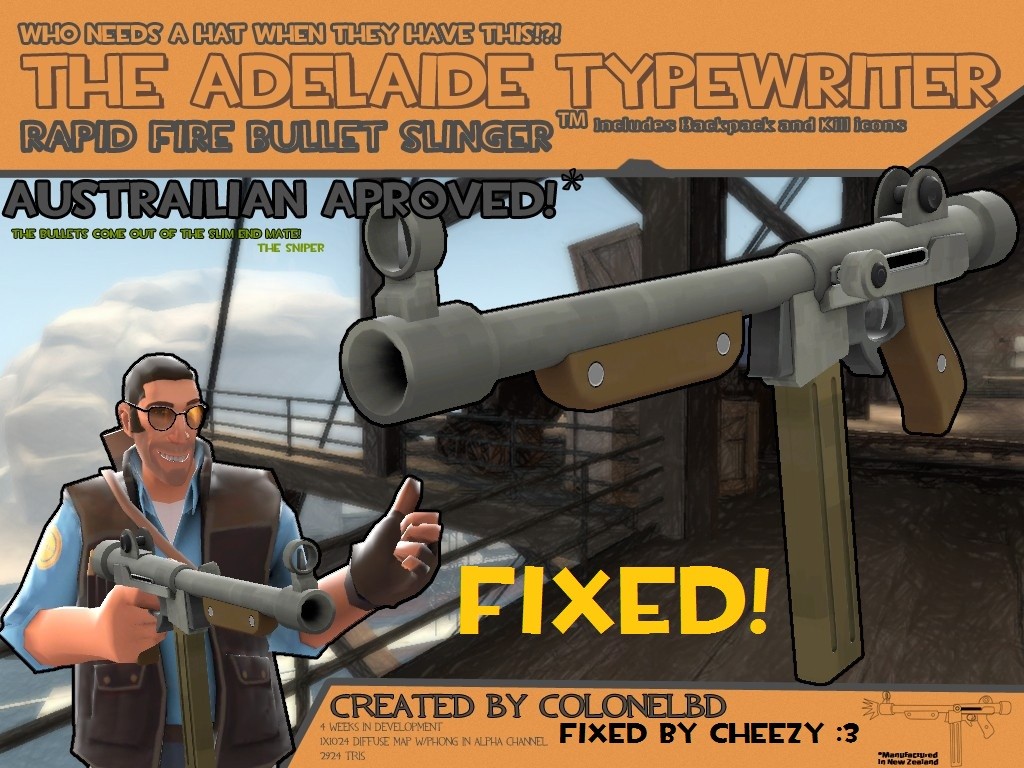 Adelaide Typewriter Fixed