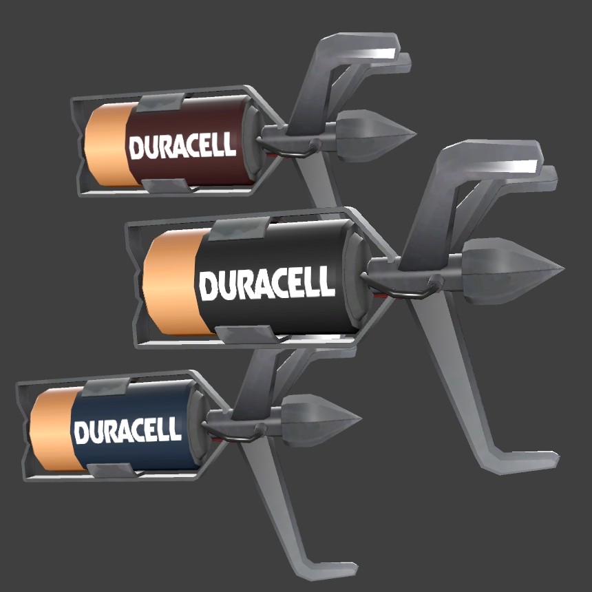 Duracell Battery RR Claws - Includes Team Colors!