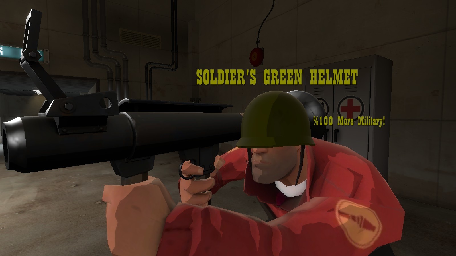 The Soldier's Green Helmet