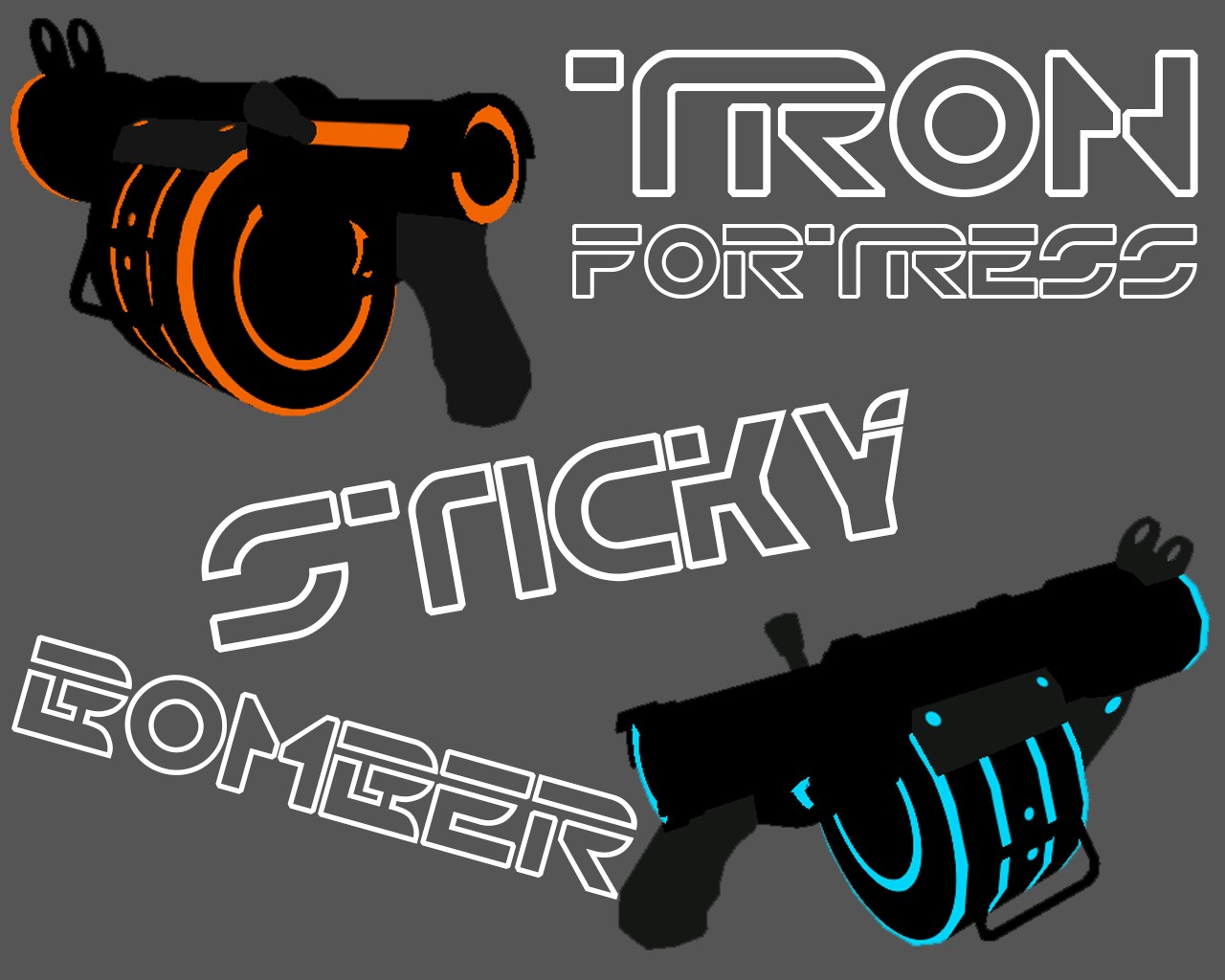 Tron Fortress: Sticky Launcher