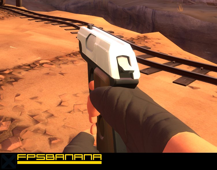 Paavy's Black & White Pistol