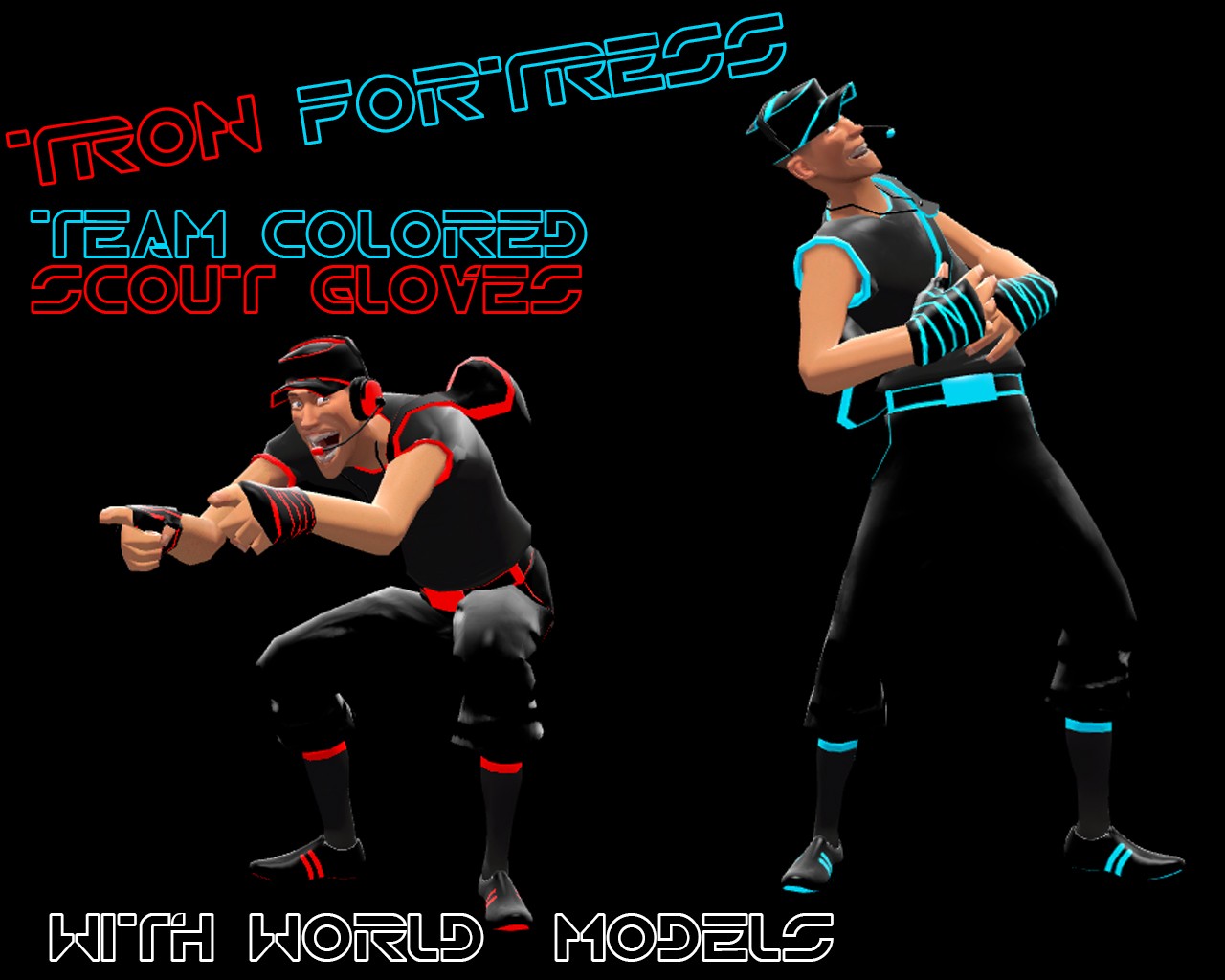 Tron Fortress: Tron Scout Gloves
