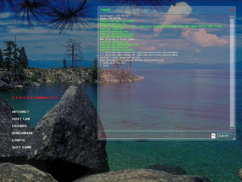 Evoked Summer GUI