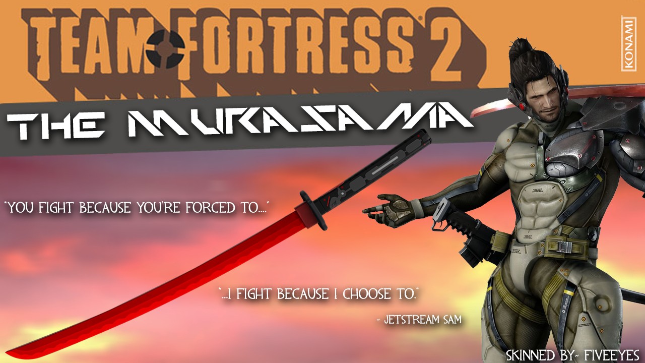 Jetstream Sam Murasama Sword from Metal Gear Rising: Revengeance 