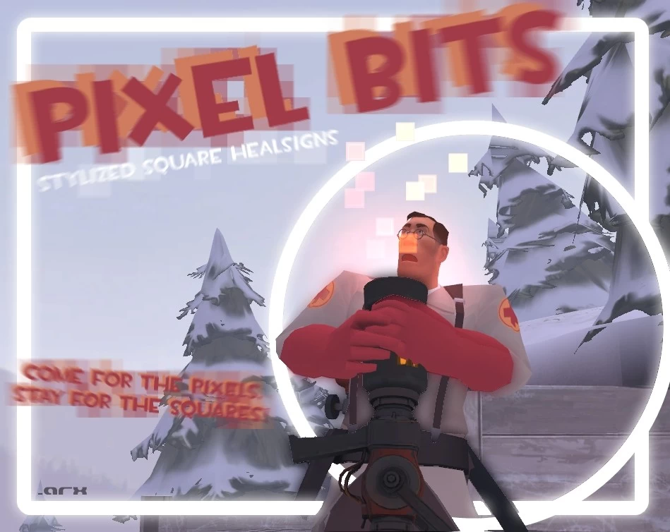 PIXEL BITS : Stylized Square Healsigns