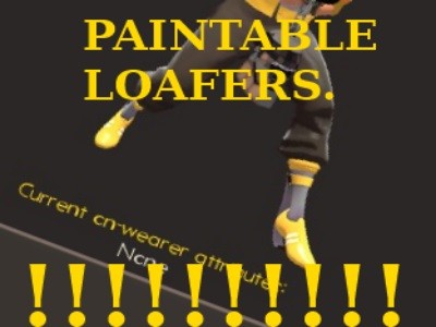 Paintable Long Fall Loafers