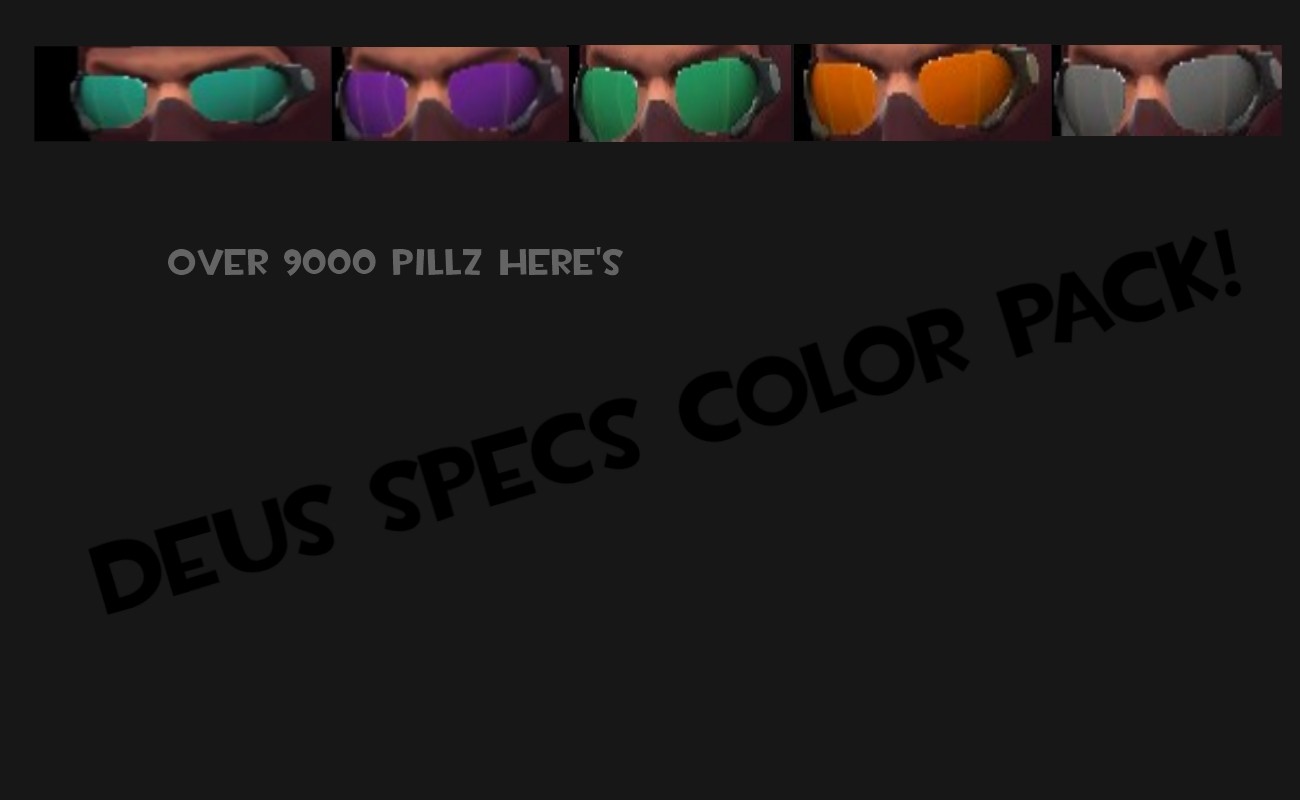 Deus Specs Color Pack