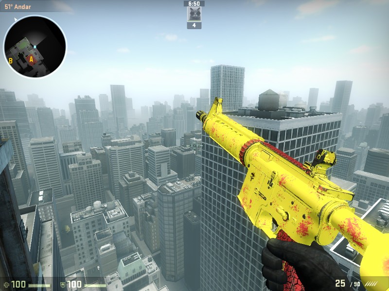 Gold and Blood M4A1