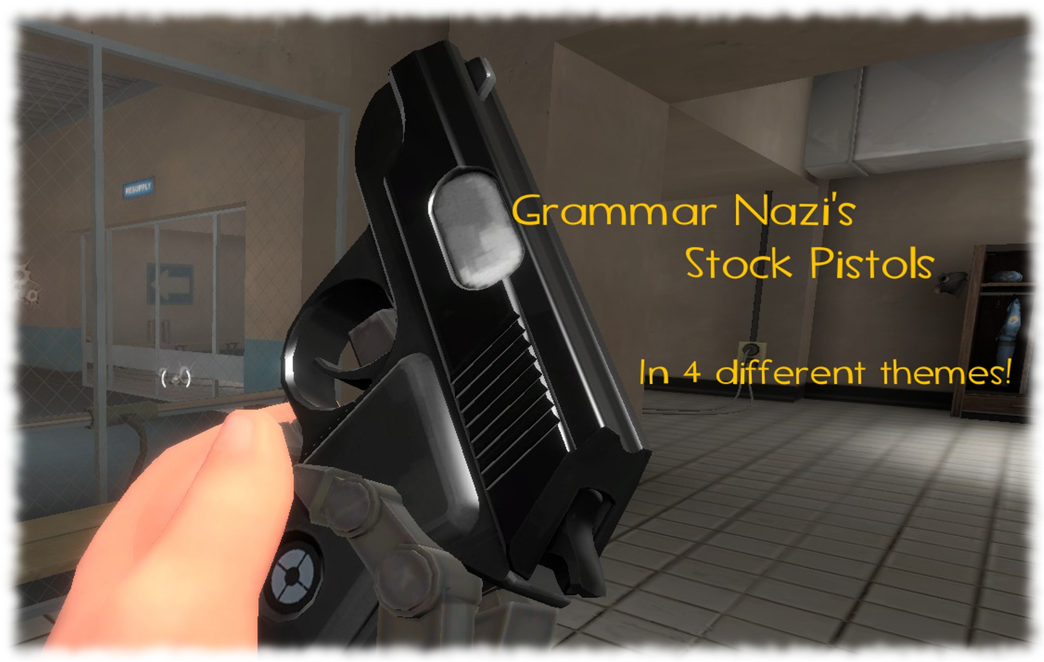 Grammar Nazi's Stock Pistols