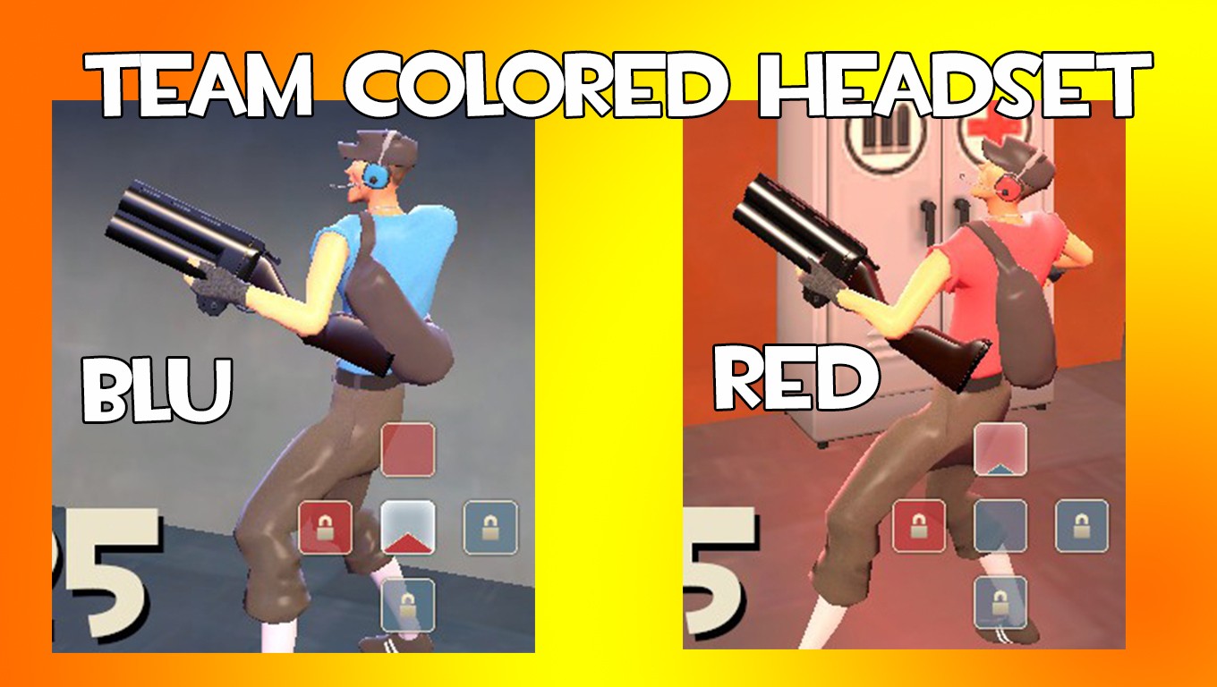 Team colored headsets and gray hand tape!
