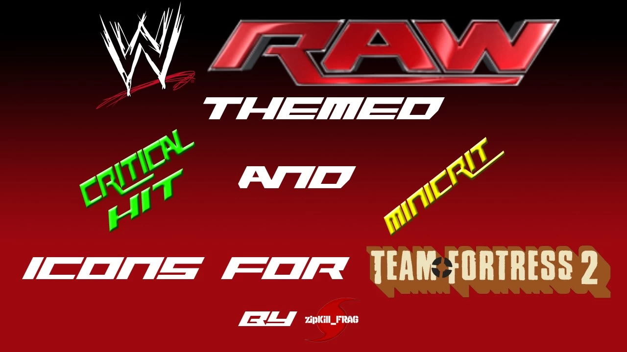 WWE Raw Themed Crit Icons