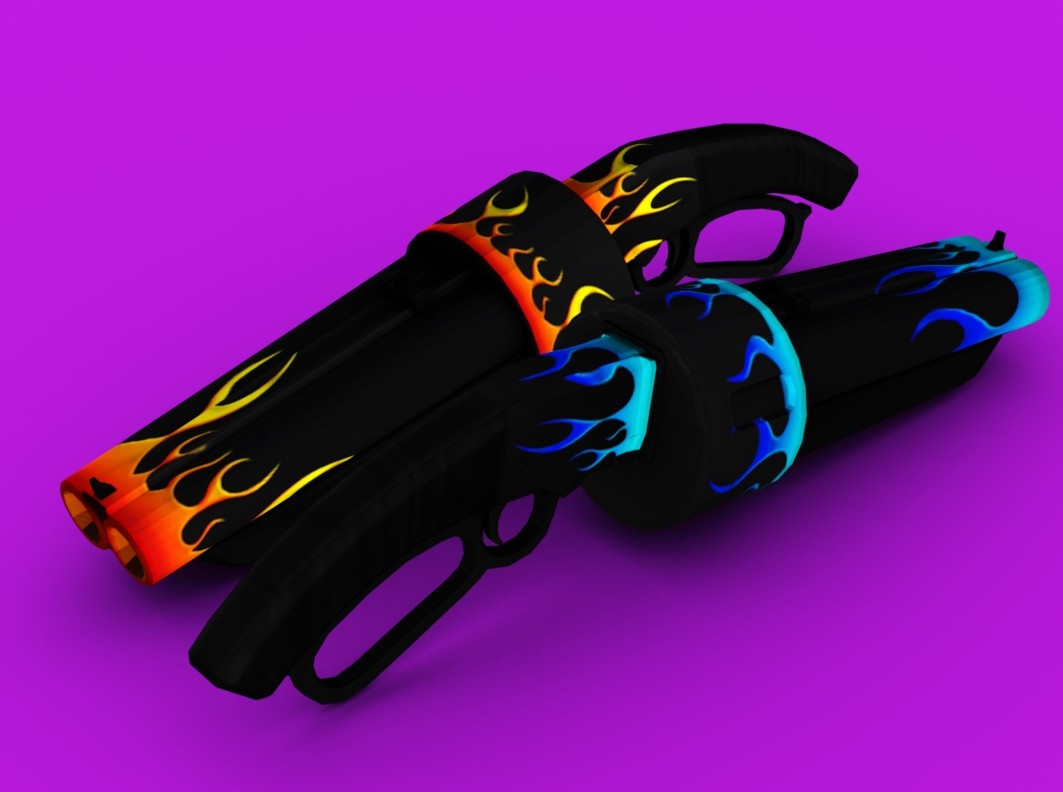 Flames Scattergun (+ Team colored)