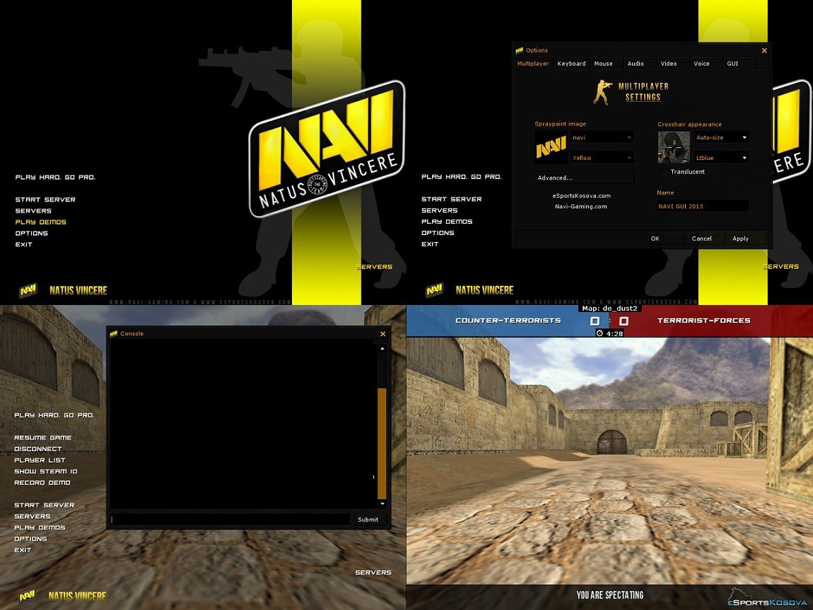 NAVI GUI 2013 [Counter-Strike 1.6] [Mods]