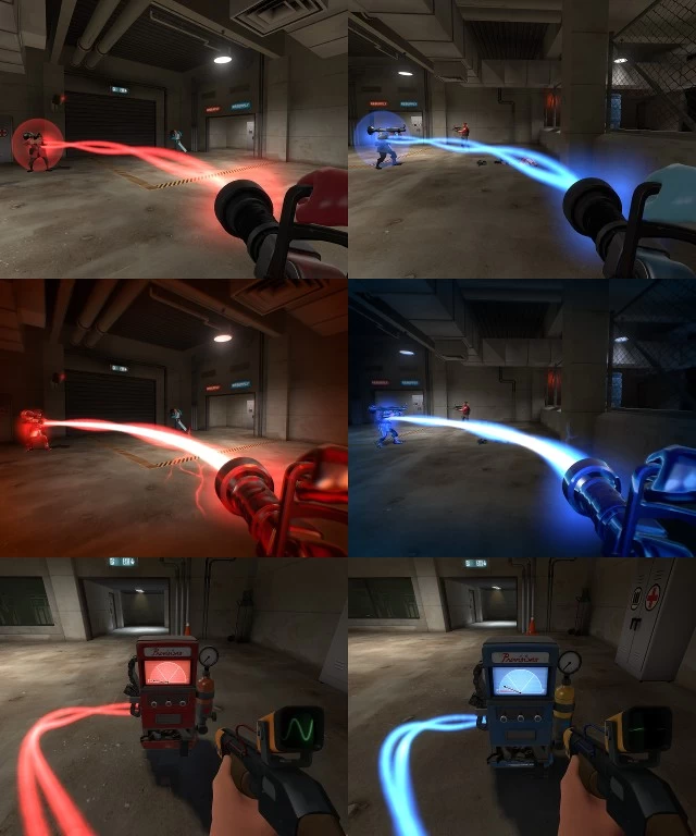 Cleaner Medigun Beam.