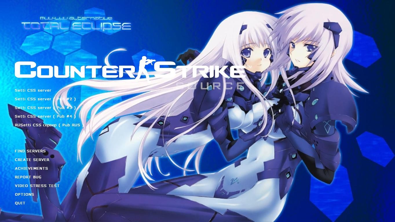 Muv-Luv Alternative: Total Eclipse GUI Mod for Counter-Strike: Source |  CS:S Mods, image size:1364x768