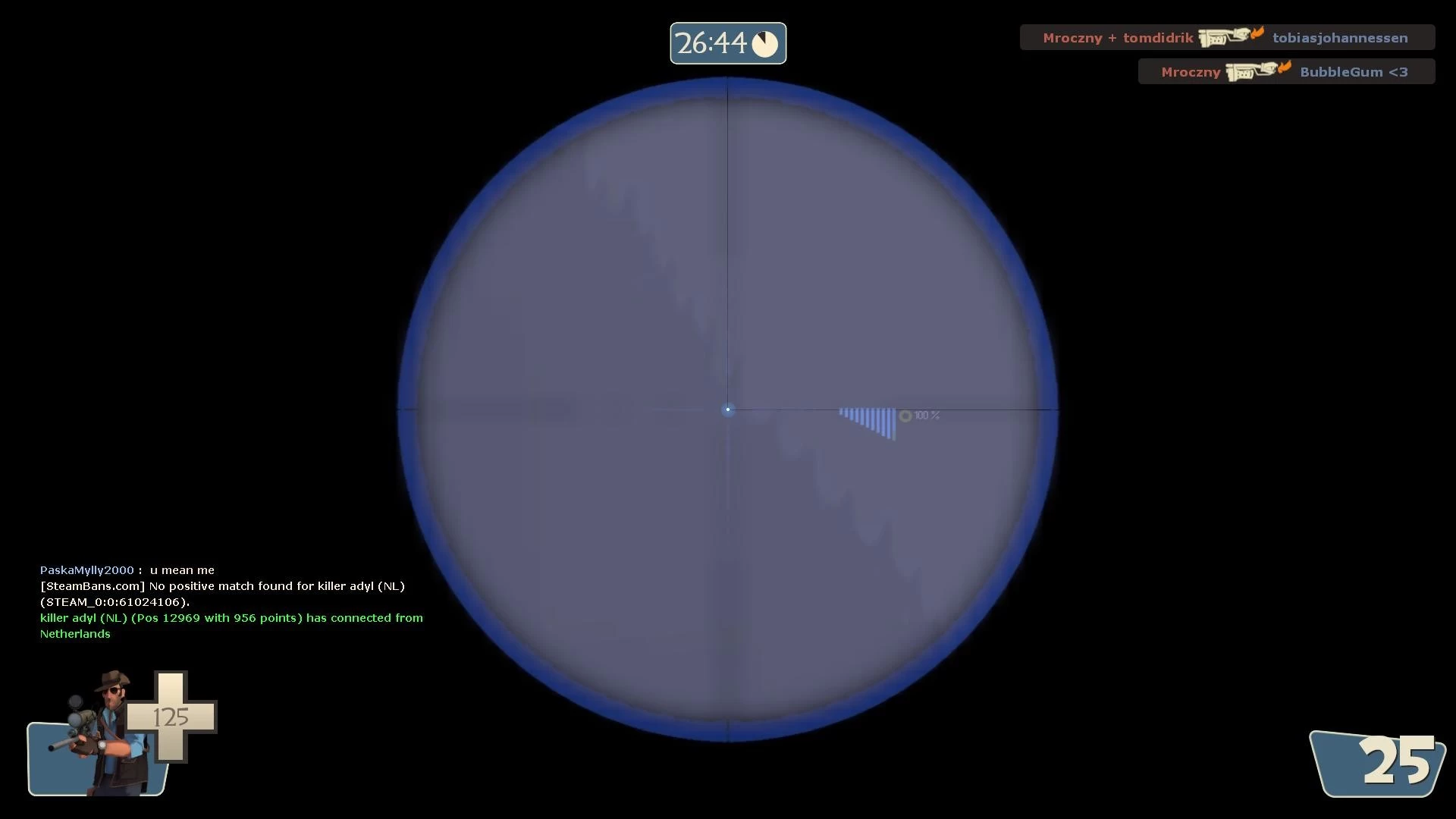 Dark Combine themed scope