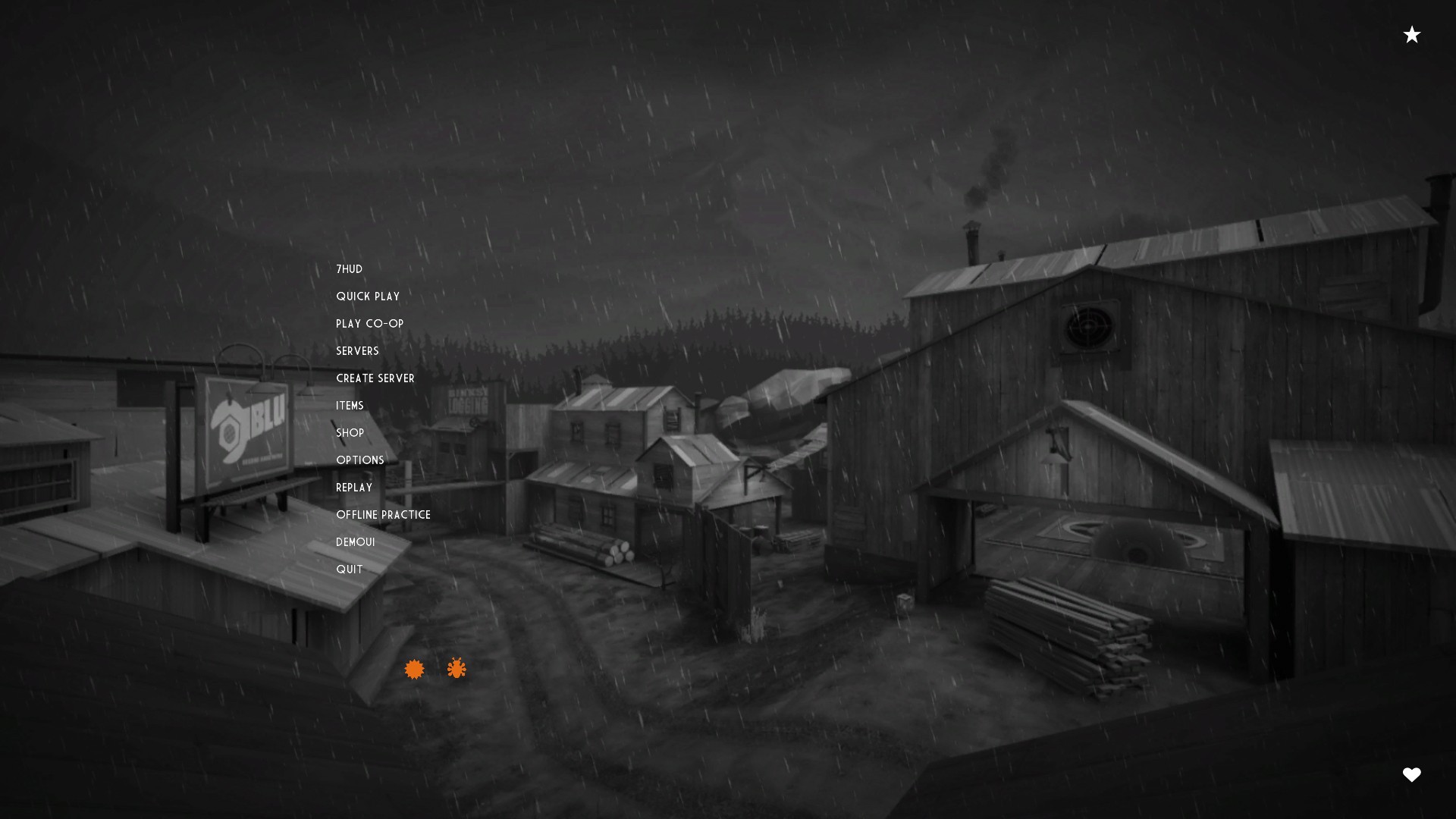 Rainy Sawmill Menu