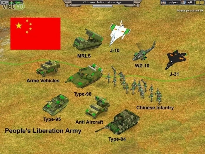 Fierce War - Rise of VietNam Army [Rise of Nations] [Mods]