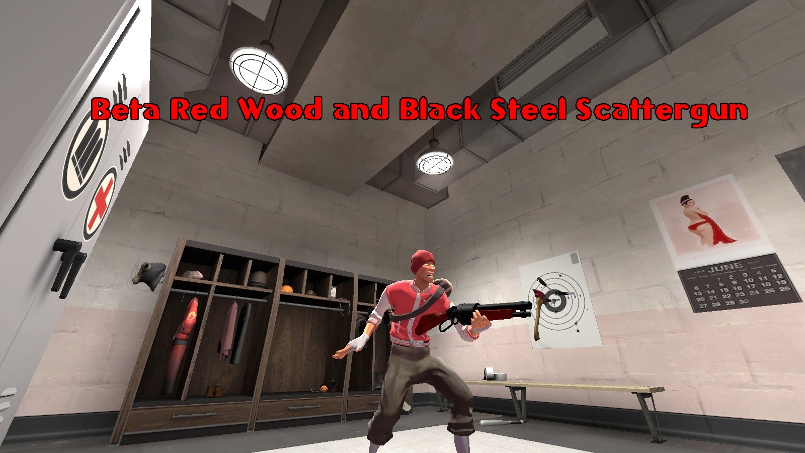 BETA Red Wood and Black Steel Scattergun