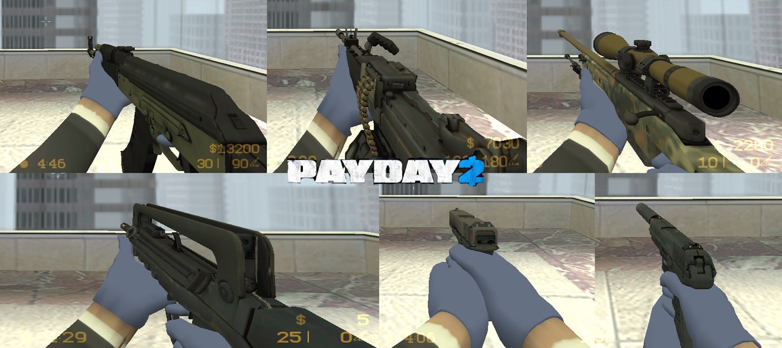 payday 2 how to get weapon mods