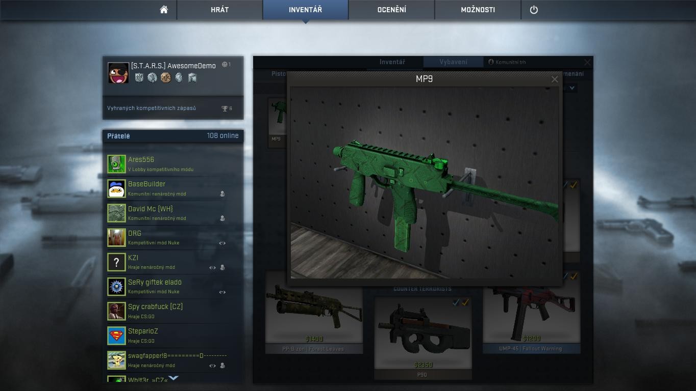 mp9 battle green