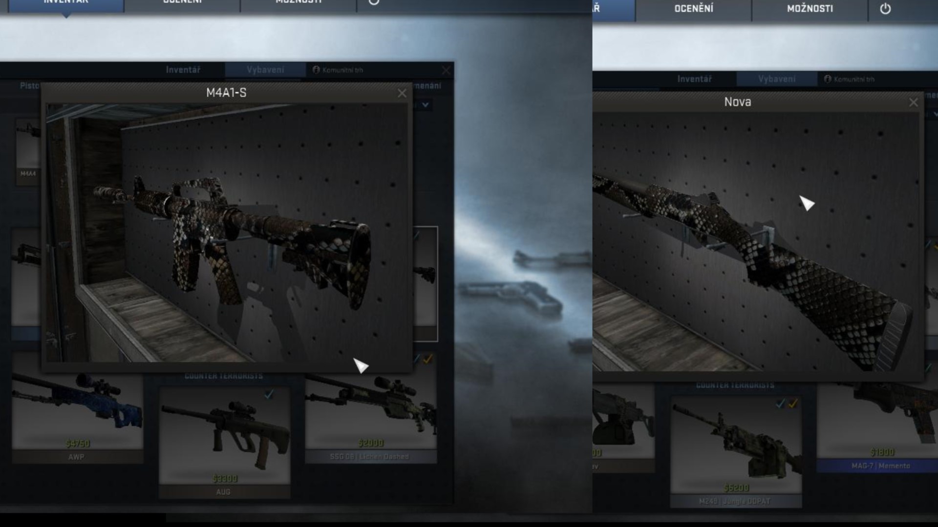 M4S and NOVA-snake style pack (pack)