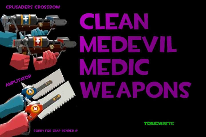 Clean Medieval Medic weapons