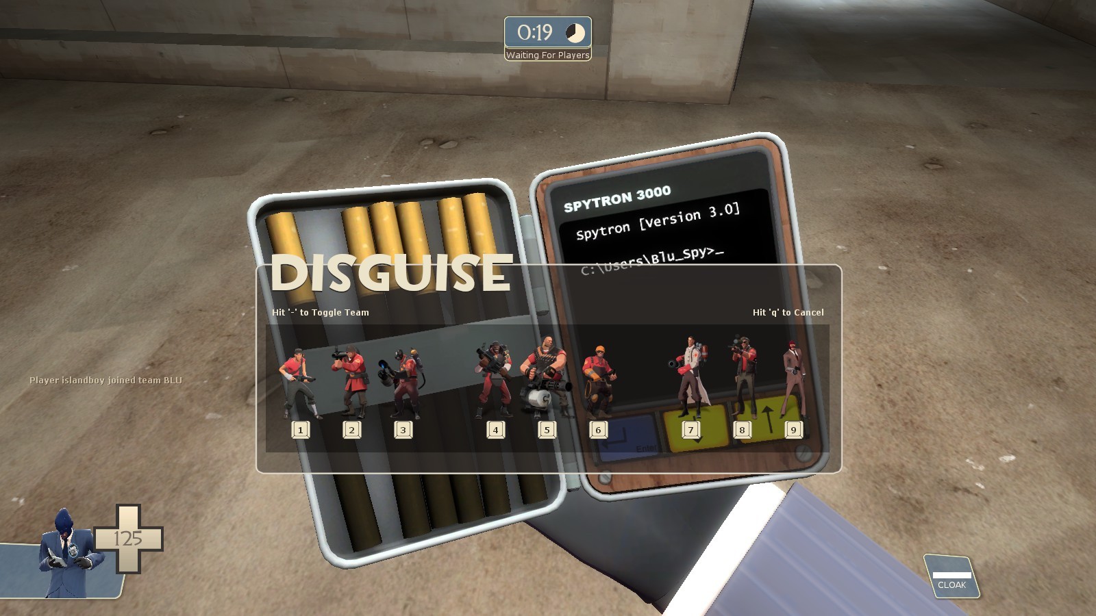 Spy.exe (Spy Command Prompt Disguise Kit) [Team Fortress 2] [Mods]