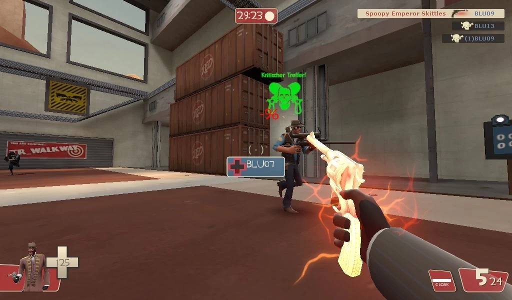 Medic Themed Crit Particle