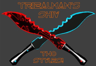 Tron-Inspired Tribalman's Shiv