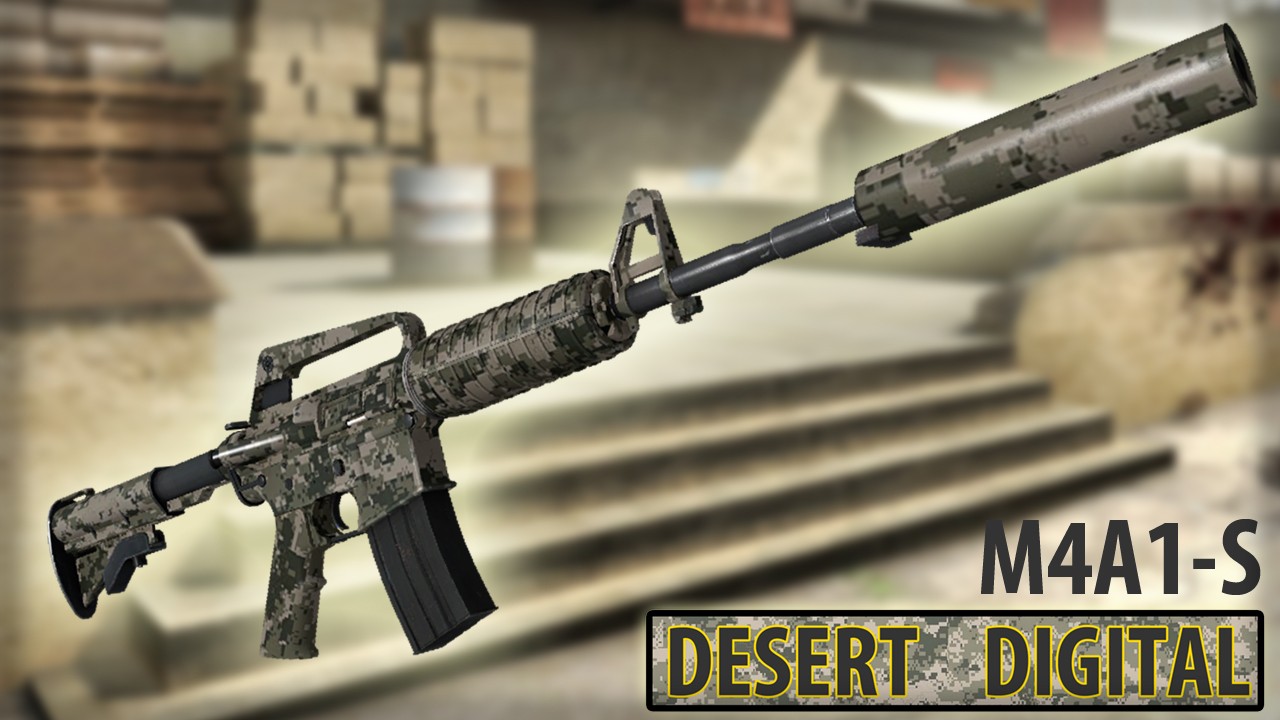 M4A1-S Desert Digital Mod for Counter-Strike: Global Offensive | CS:GO Mods